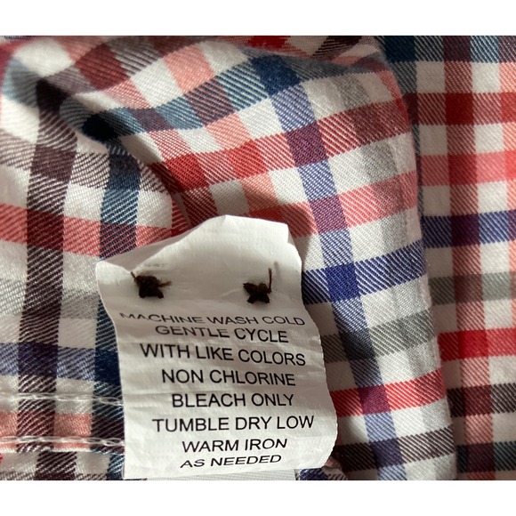 Johnnie-O Shirt Mens 2XL Hangin' Out Malibu Red Long Sleeve Button Down Preppy - Picture 5 of 10